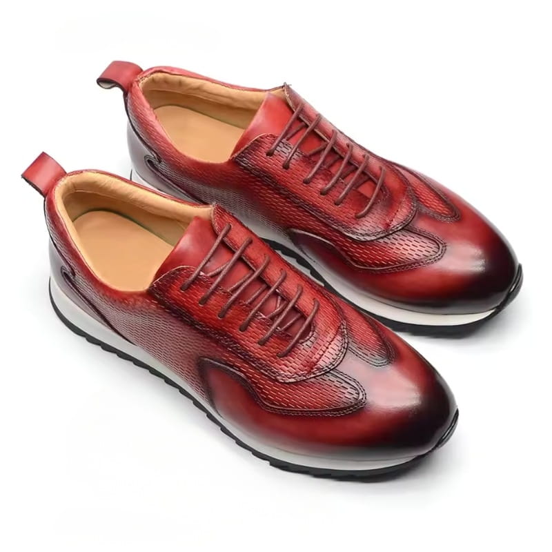 Luciano Leather Oxford Casual Dress Shoes – Flexible Everyday Comfort