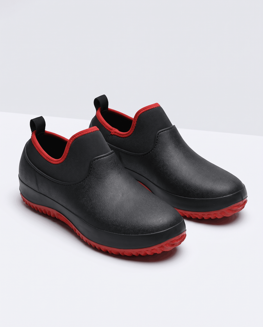 Slip-On Work Shoes – Non-Slip Sole, Pull Loop & Stretch Collar | Eman
