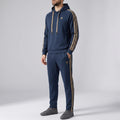 Carmelo Lycra Hooded Tracksuit Set – Modern Performance Matching Outfit