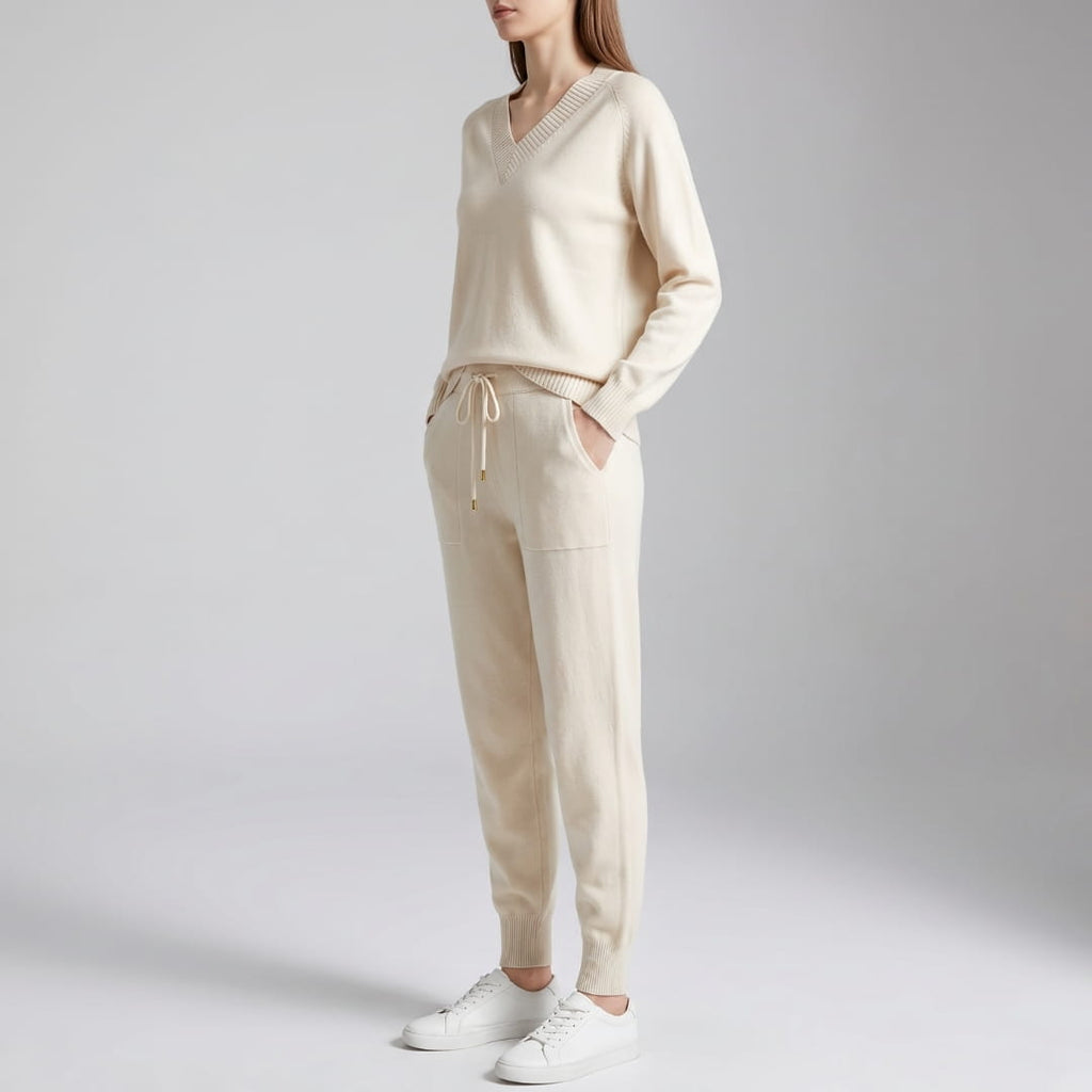 Elowen Soft-Touch Two-Piece Lounge Set – Everyday Comfort Casual Wear