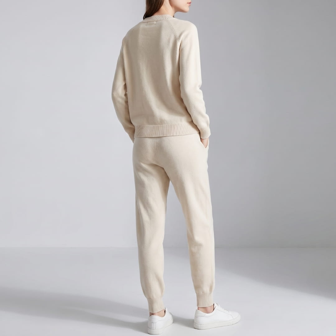 Elowen Soft-Touch Two-Piece Lounge Set – Everyday Comfort Casual Wear