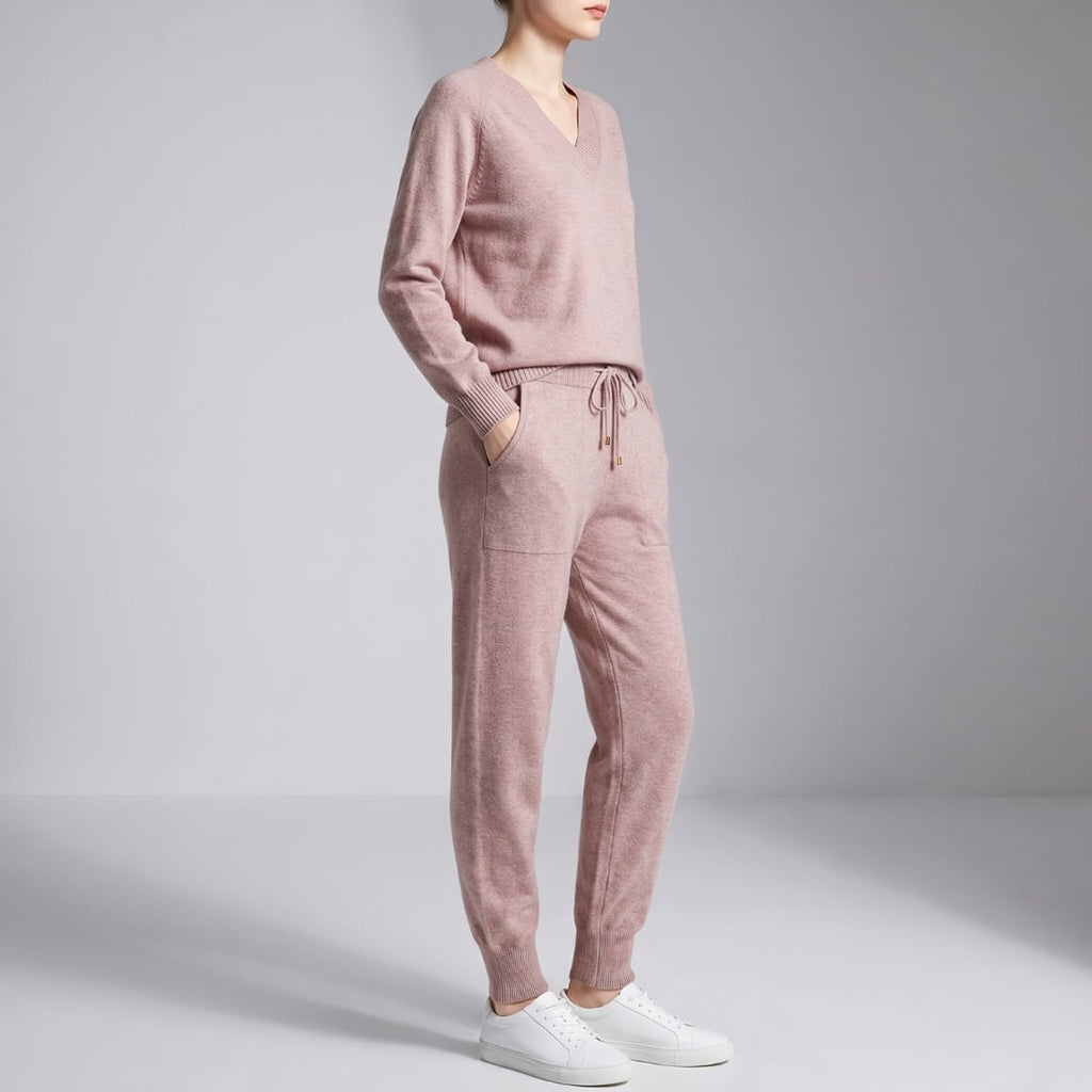Elowen Soft-Touch Two-Piece Lounge Set – Everyday Comfort Casual Wear