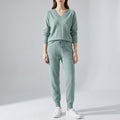 Elowen Soft-Touch Two-Piece Lounge Set – Everyday Comfort Casual Wear