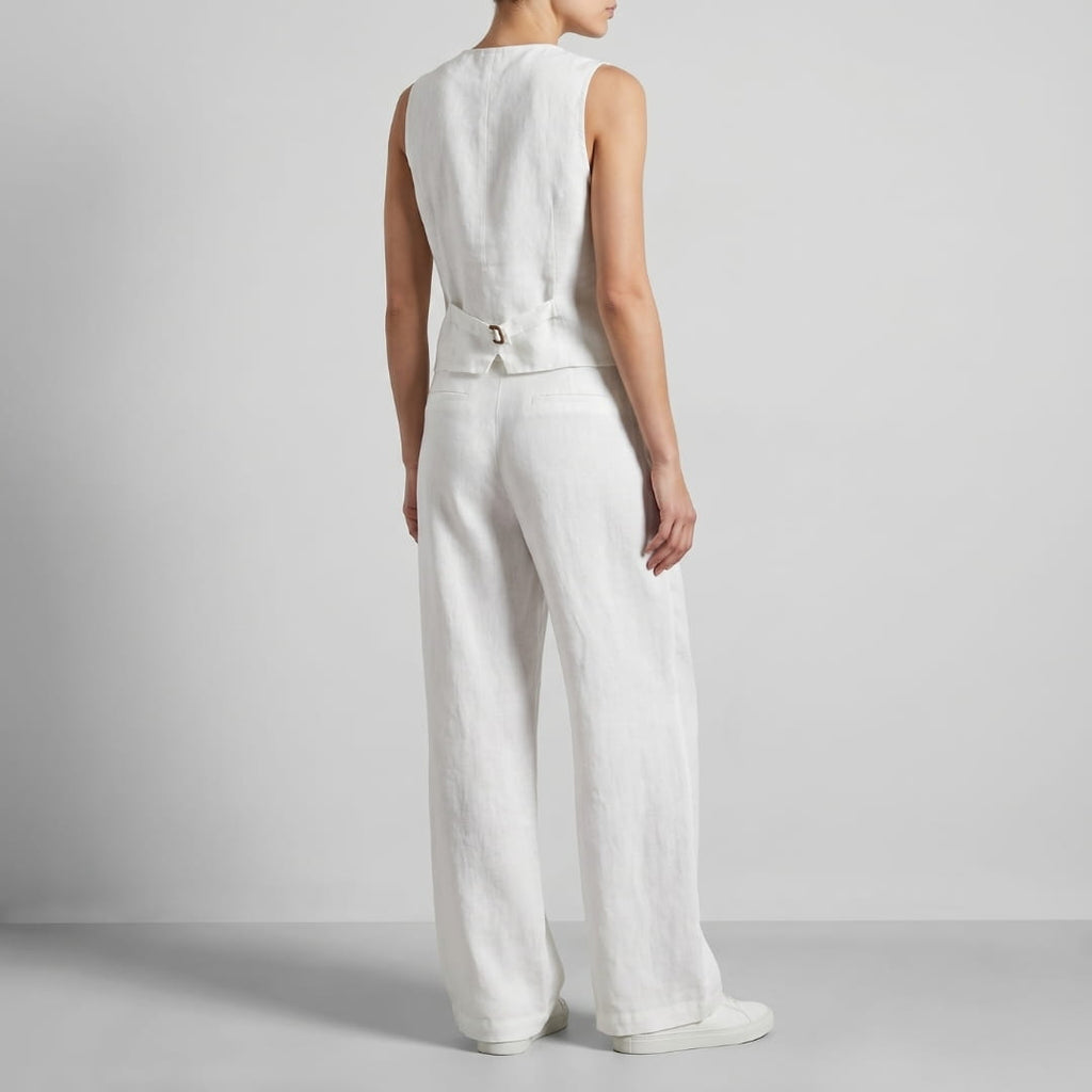 Aurelia Soft Cotton Blend Two-Piece Set – Modern Comfort Ensemble
