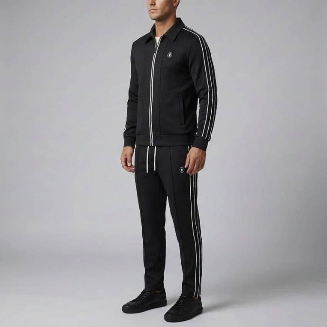 Ryan Breathable Lycra Two-Piece Tracksuit Set – Lightweight Performance Activewear