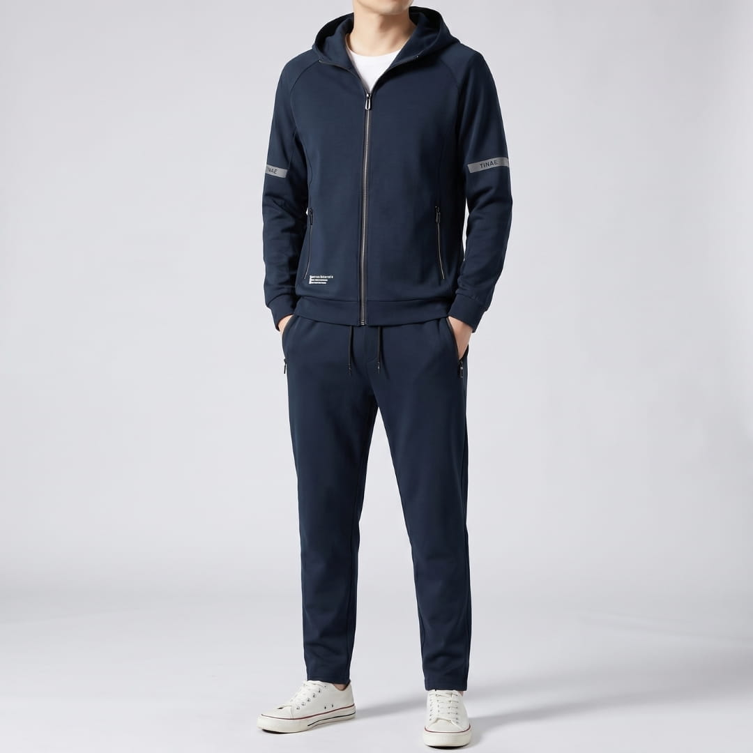 Kairo Hooded HyperFlex Lycra Sculpted Tracksuit Set – Slim Performance Fit