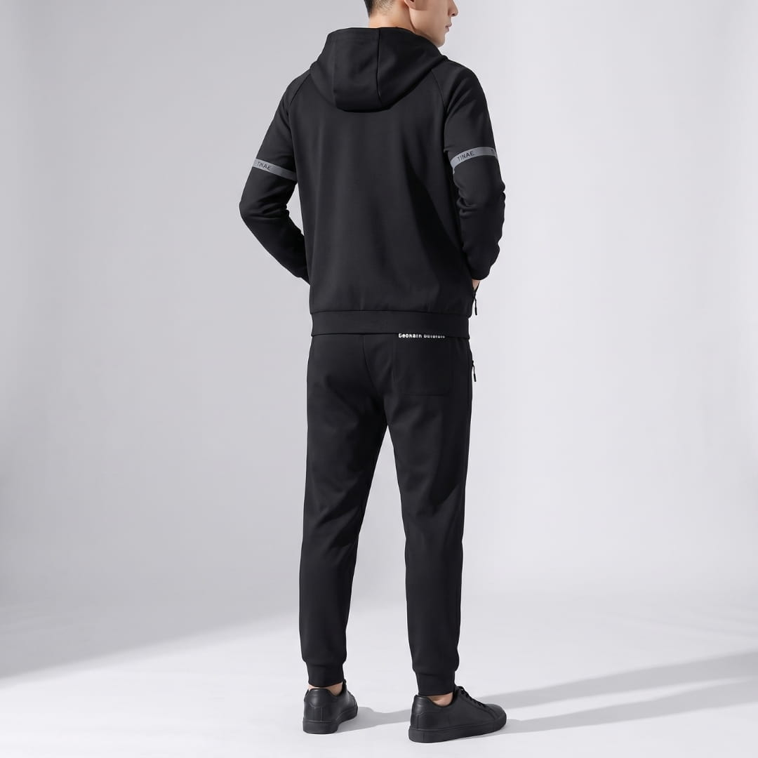 Kairo Hooded HyperFlex Lycra Sculpted Tracksuit Set – Slim Performance Fit