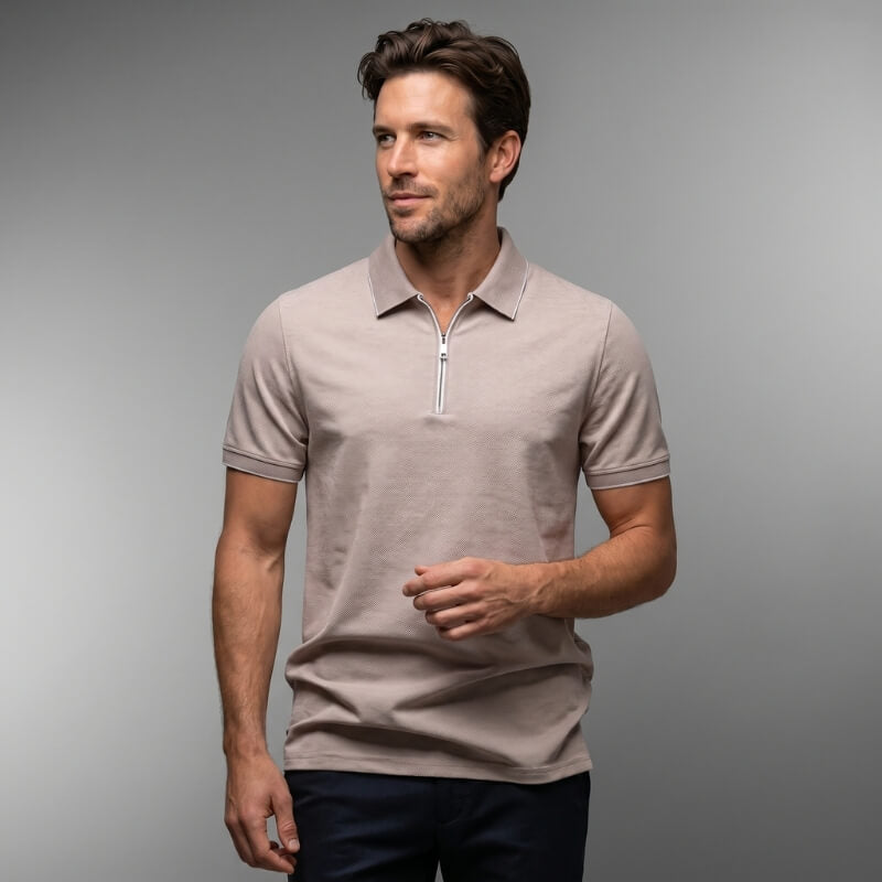 Marco Cotton Blend Golf Shirt – Stretch Performance Tailored Comfort Polo